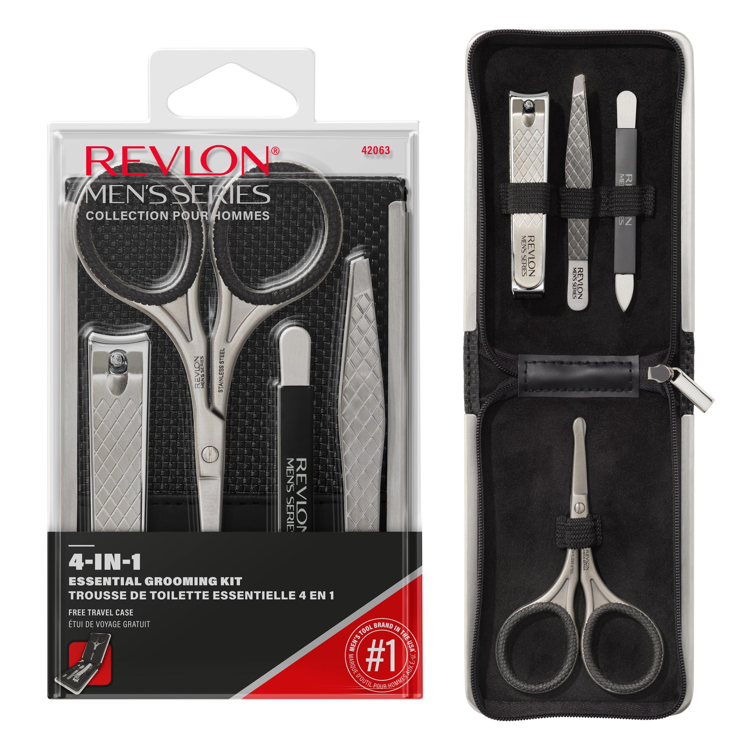 グルーミングセット Amazon | レブロン メンズ グルーミングキット 5点 旅行 必需品